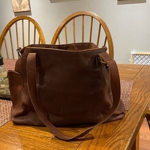 Leather brief case / Tote